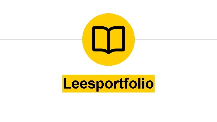 Leesportfolio 