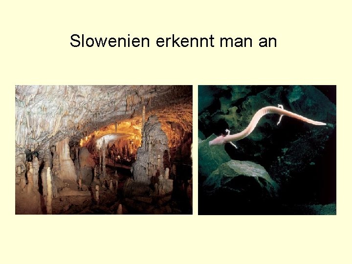 Slowenien erkennt man an 