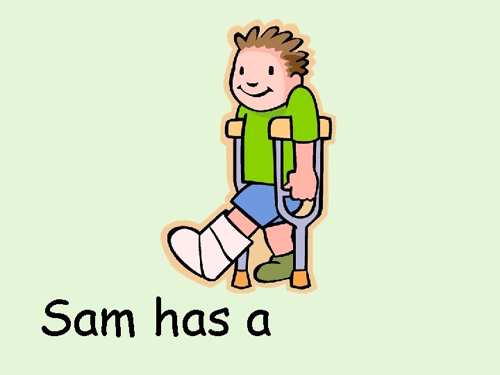Sam has a 