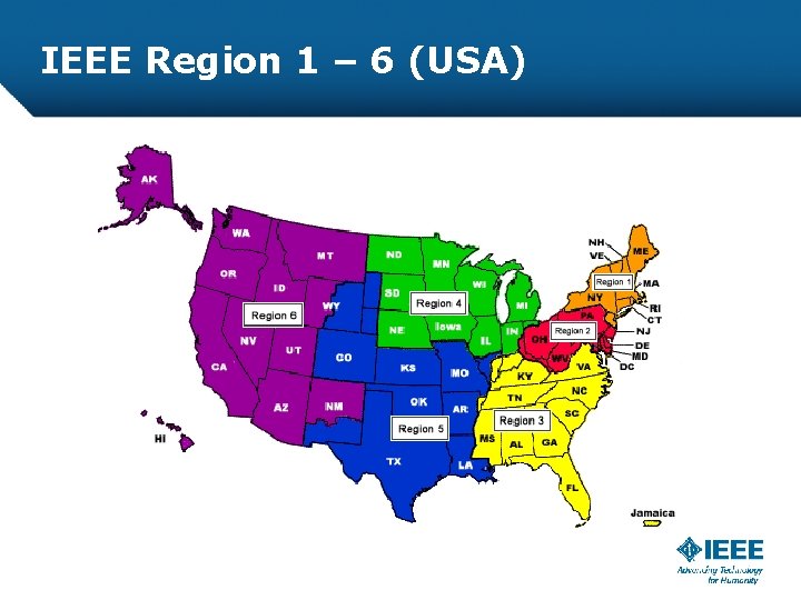 IEEE Region 1 – 6 (USA) 