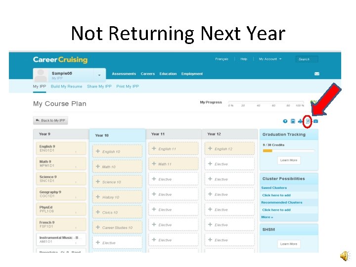 Not Returning Next Year 