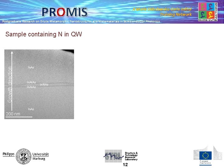 PROMIS A Marie Skłodowska-Curie Initial Training Network Postgraduate Research on Dilute Metamorphic Nanostructures and