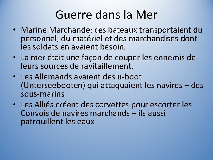 Guerre dans la Mer • Marine Marchande: ces bateaux transportaient du personnel, du matériel