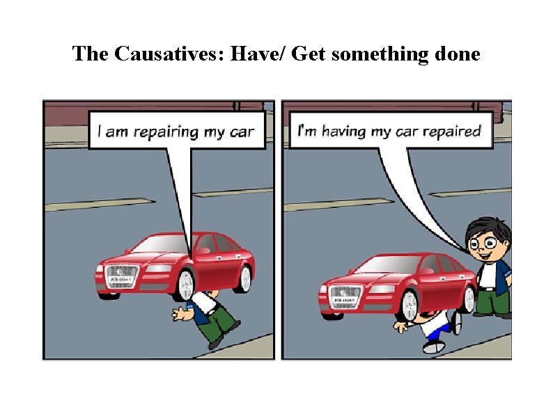 The Causatives: Have/ Get something done 