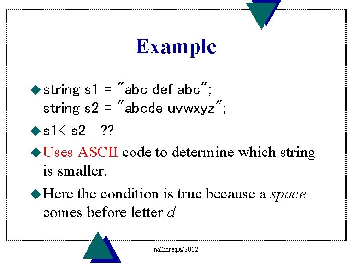 Example u string s 1 = "abc def abc"; string s 2 = "abcde