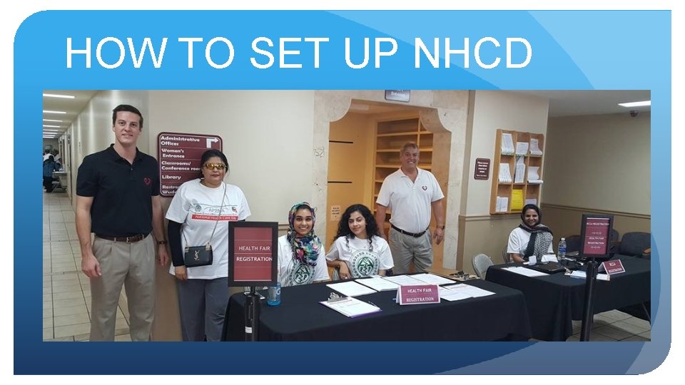 HOW TO SET UP NHCD 