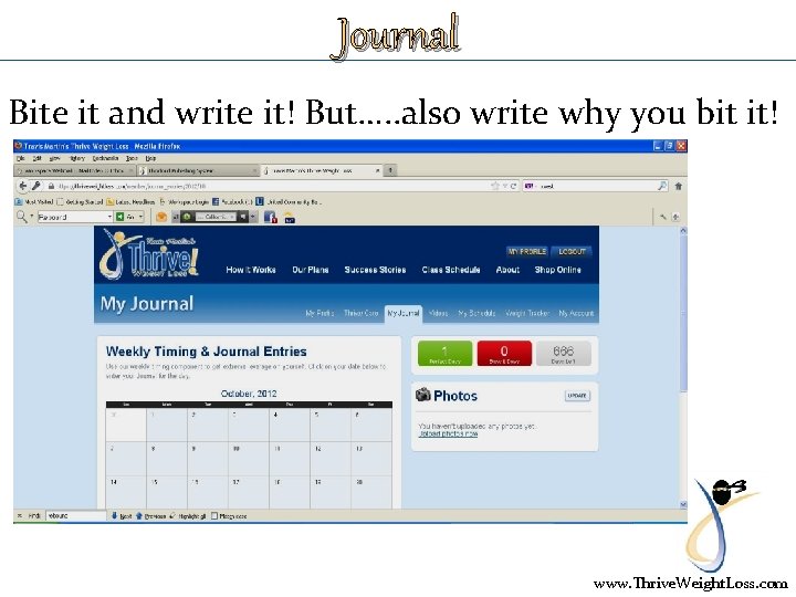 Journal Bite it and write it! But…. . also write why you bit it!