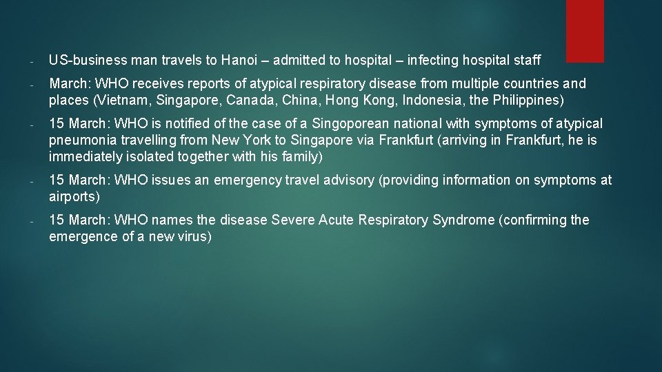 - US-business man travels to Hanoi – admitted to hospital – infecting hospital staff