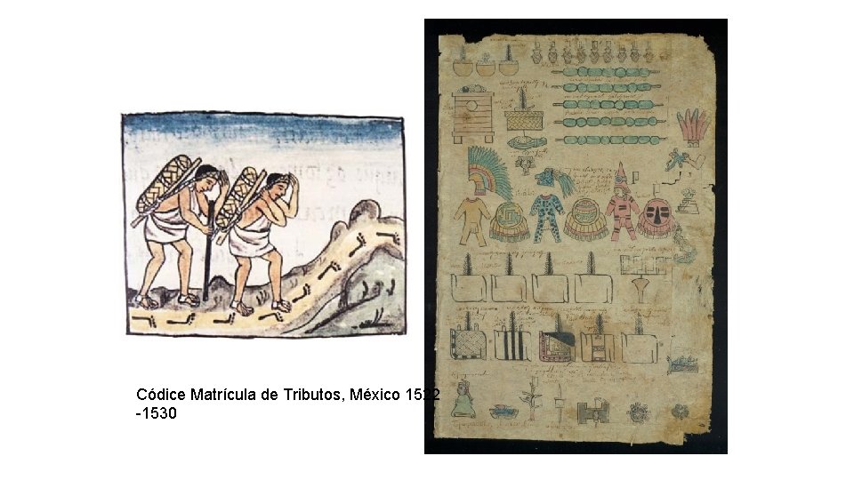 Códice Matrícula de Tributos, México 1522 -1530 