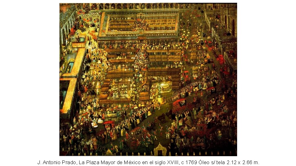 J. Antonio Prado, La Plaza Mayor de México en el siglo XVIII, c 1769