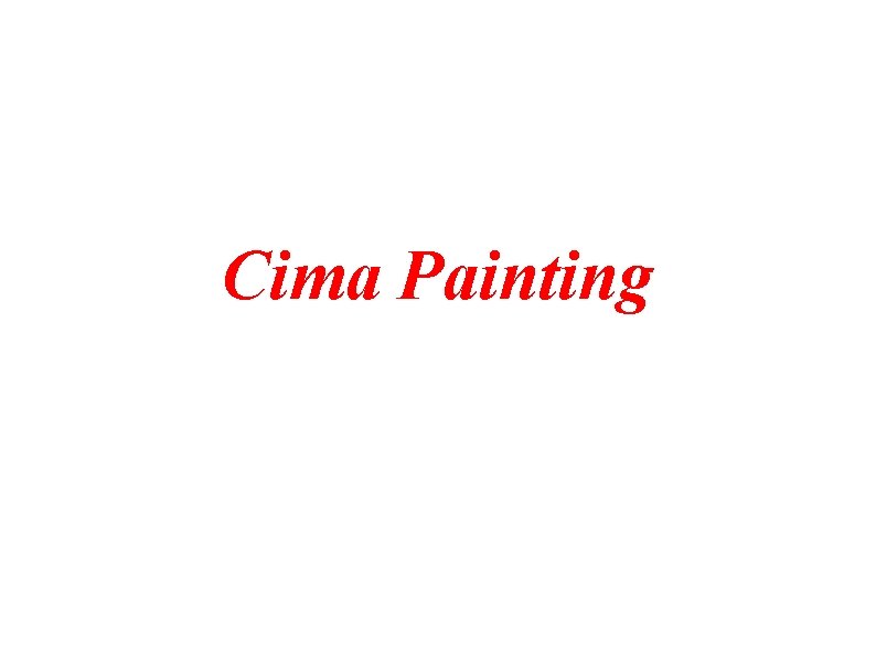 Cima Painting 