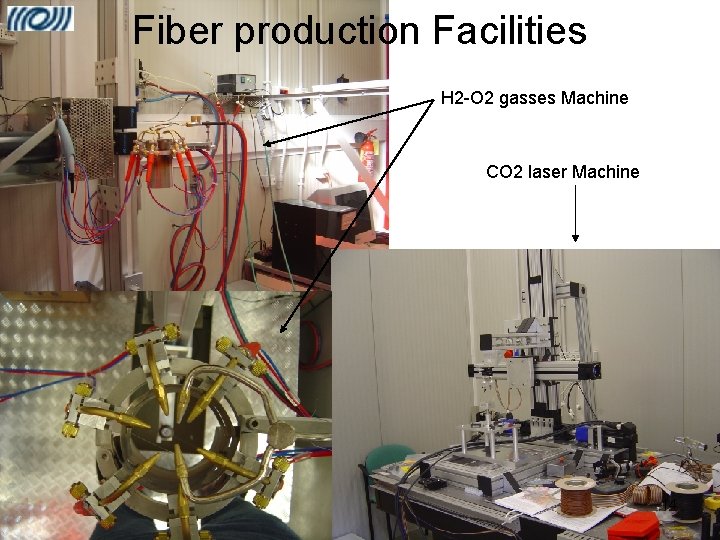 Fiber production Facilities H 2 -O 2 gasses Machine CO 2 laser Machine 14