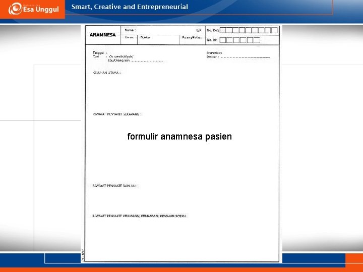formulir anamnesa pasien 