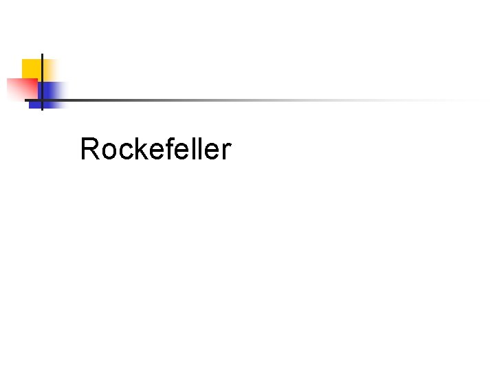 Rockefeller 