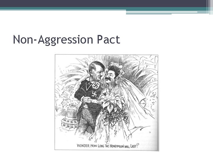 Non-Aggression Pact Non-Aggression Pact