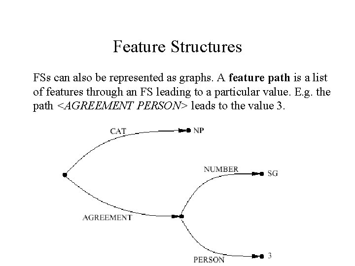 Features and Unification Grammatical Categories e g Non