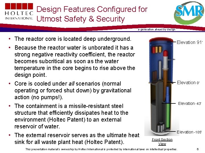 Design Features Configured for Utmost Safety & Security a generation ahead by design •