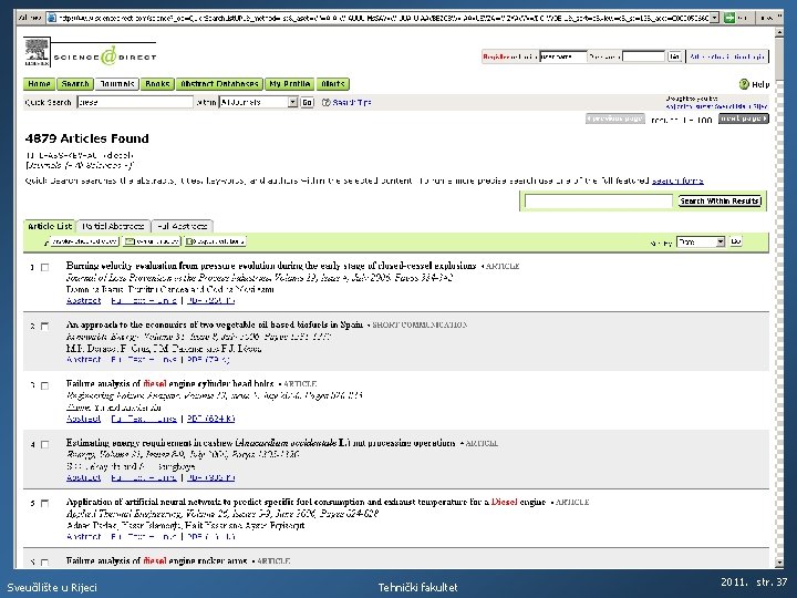 Sveučilište u Rijeci Tehnički fakultet 2011. str. 37 