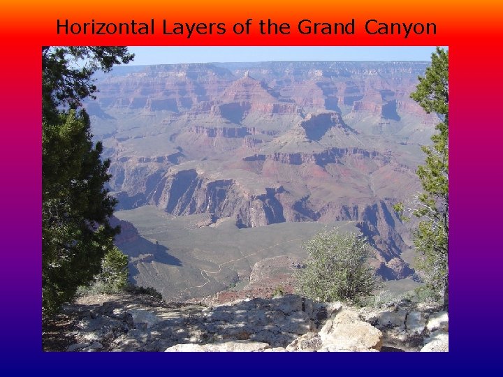 Horizontal Layers of the Grand Canyon 
