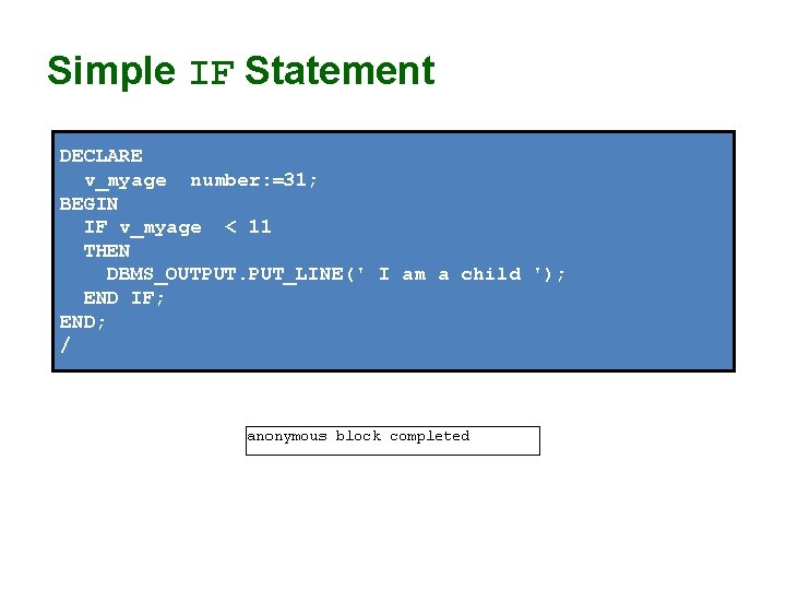 Database Management Systems 2 Lesson 6 Writing Control
