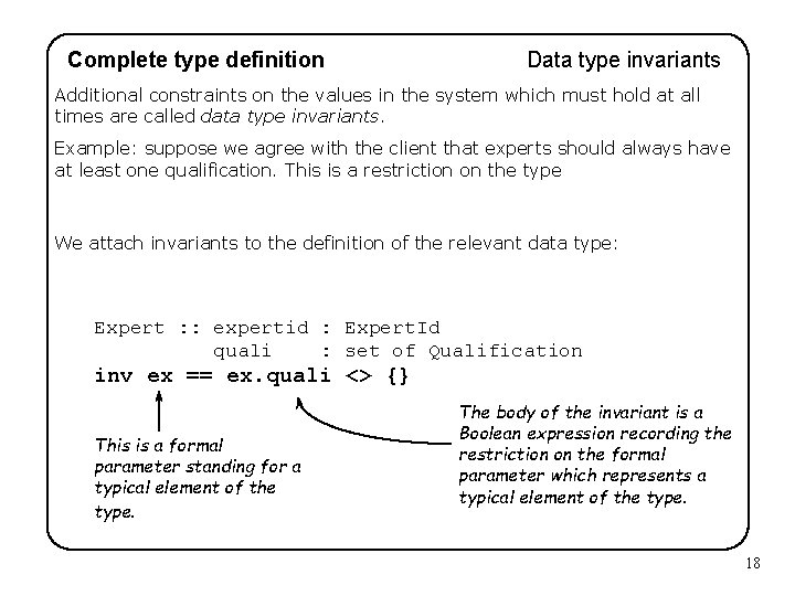 Lecture 1 Modelling in VDMSL adapted from Fitzgerald