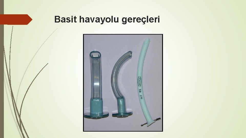 Basit havayolu gereçleri 