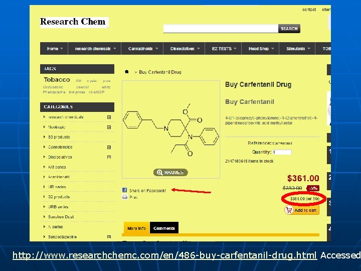 http: //www. researchchemc. com/en/486 -buy-carfentanil-drug. html Accessed 