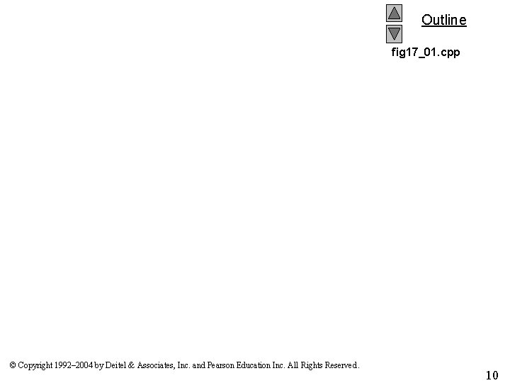 Outline fig 17_01. cpp © Copyright 1992– 2004 by Deitel & Associates, Inc. and