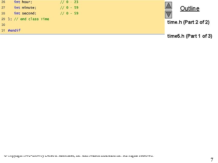 Outline time. h (Part 2 of 2) time 5. h (Part 1 of 3)