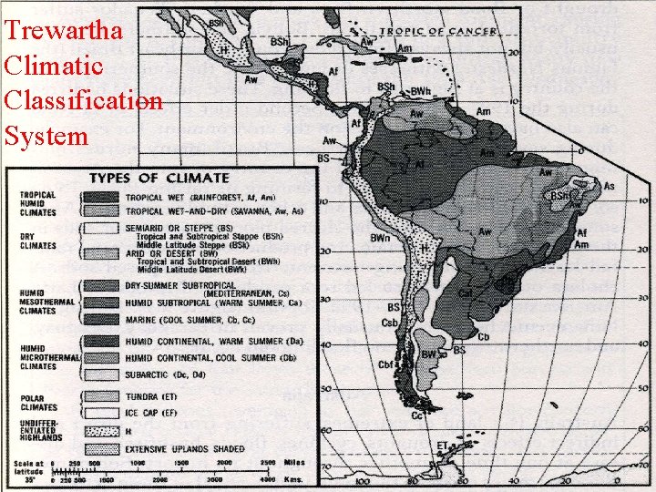 Trewartha Climatic Classification System 