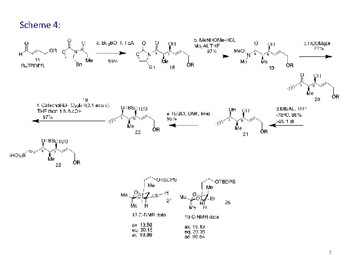 Scheme 4: 7 