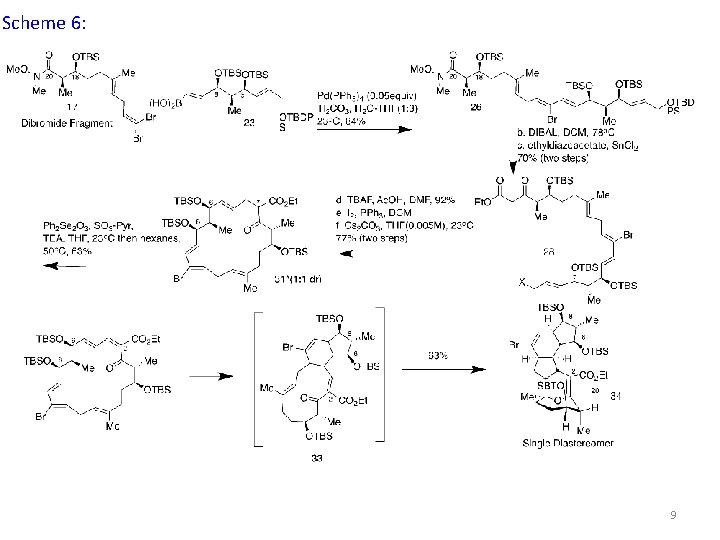 Scheme 6: 9 