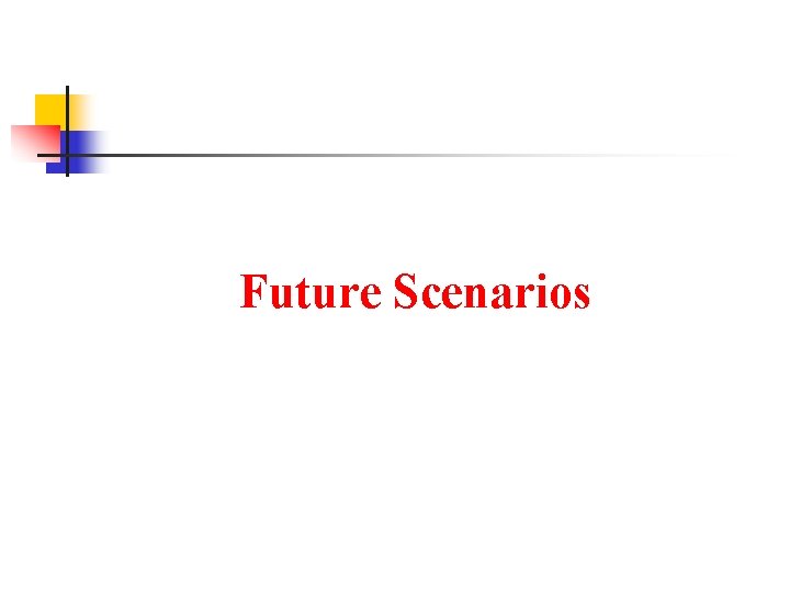Future Scenarios 