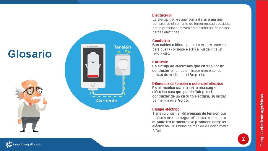 Electricidad La electricidad es una forma de energía que comprende el conjunto de fenómenos