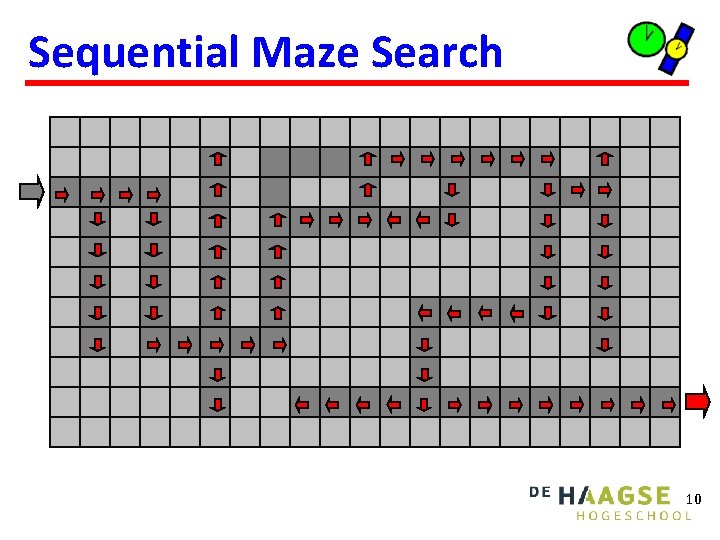 Sequential Maze Search 10 