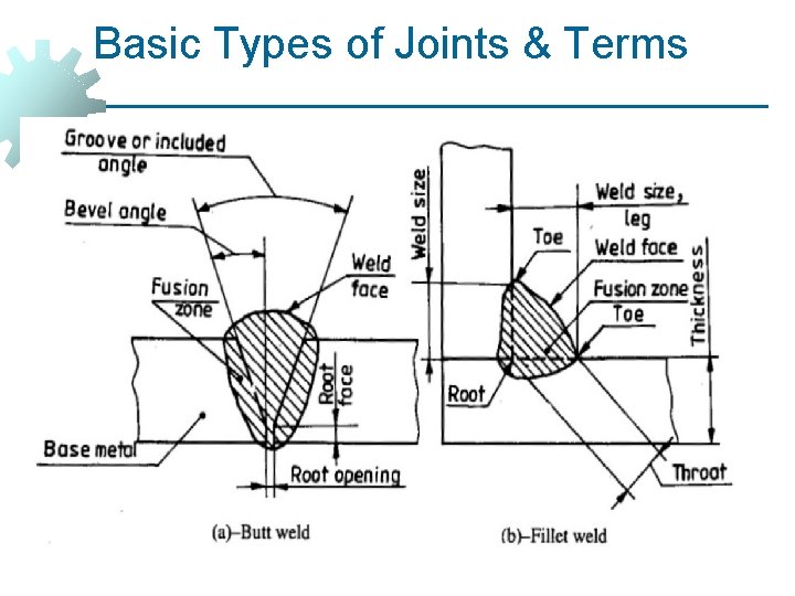 Basic Types of Joints & Terms 