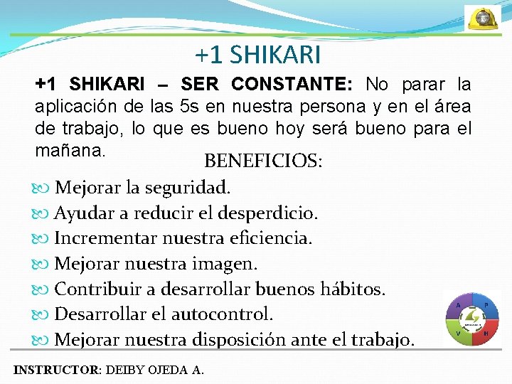 +1 SHIKARI – SER CONSTANTE: No parar la aplicación de las 5 s en