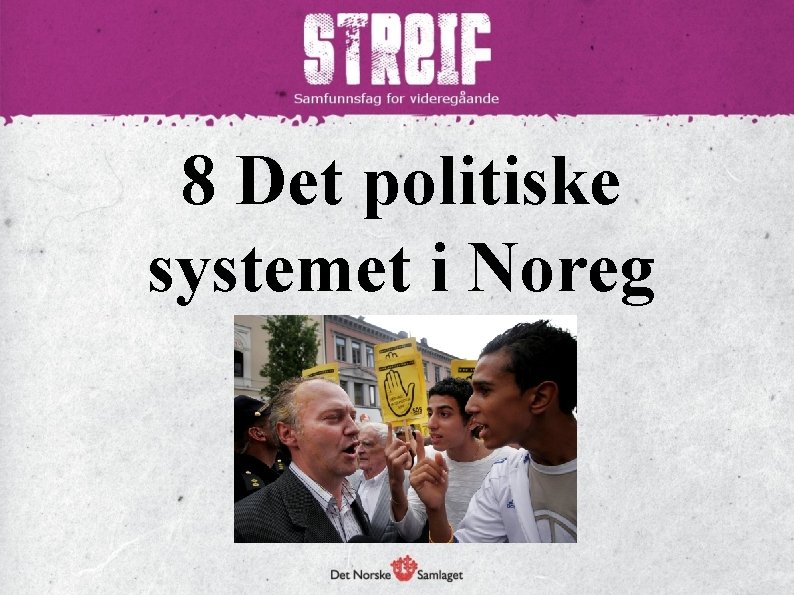 8 Det politiske systemet i Noreg 