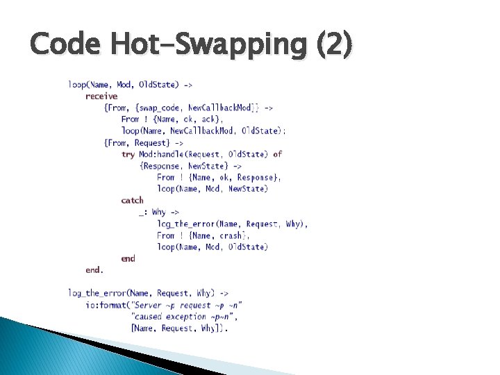 Code Hot-Swapping (2) 