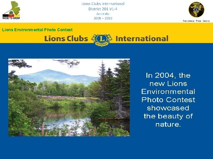 Lions Environmental Photo Contest 