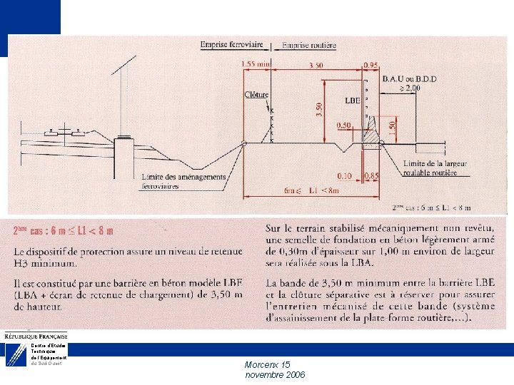 Centre d’Études Techniques de l’Équipement du Sud-Ouest Morcenx 15 novembre 2006 