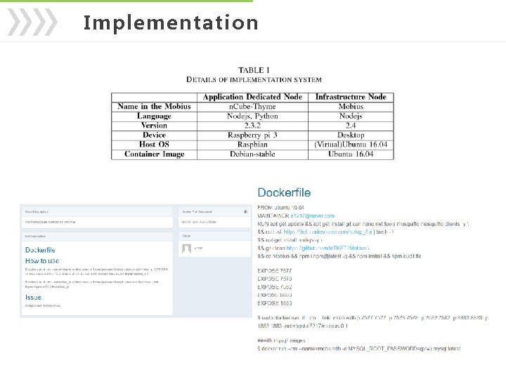 Implementation 