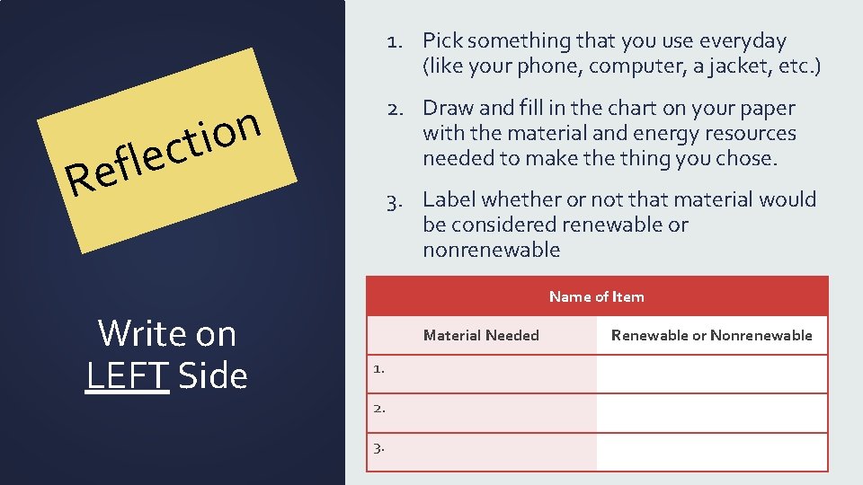 1. Pick something that you use everyday (like your phone, computer, a jacket, etc.