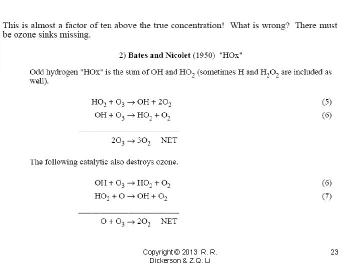 Copyright © 2013 R. R. Dickerson & Z. Q. Li 23 Copyright © 2013 R. R. Dickerson & Z. Q. Li 23