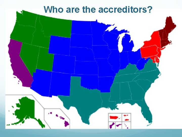 Who are the accreditors? 