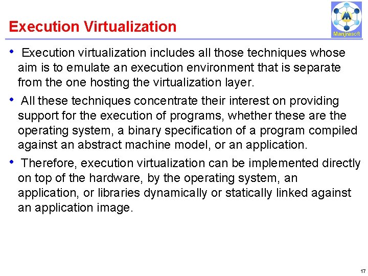 Execution Virtualization IBM Power Systems • • • Execution virtualization includes all those techniques Execution Virtualization IBM Power Systems • • • Execution virtualization includes all those techniques