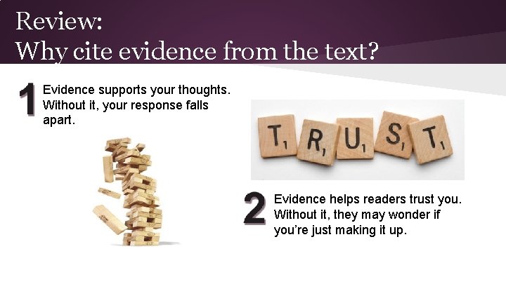 Citing Evidence Grade 8 Copyright by Write Score