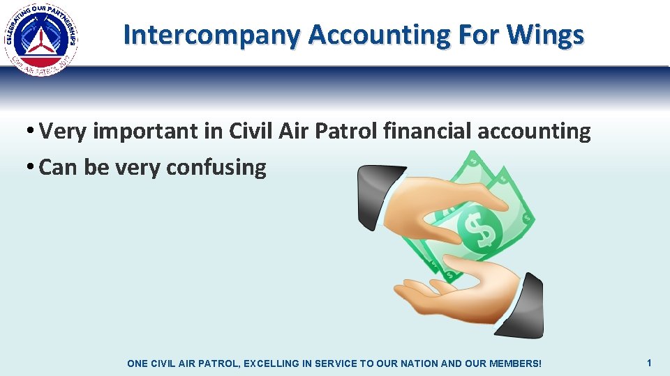 Intercompany Accounting For Wings • Very important in Civil Air Patrol financial accounting •