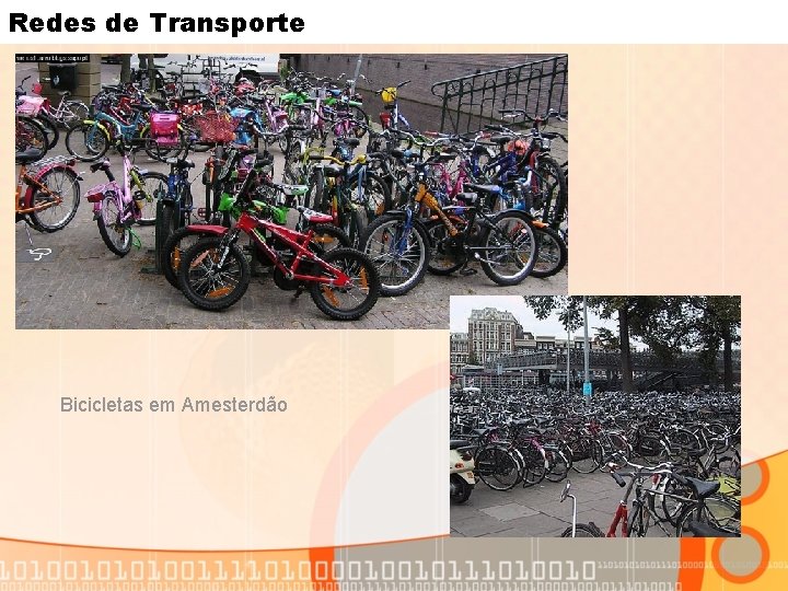 Redes de Transporte Bicicletas em Amesterdão 