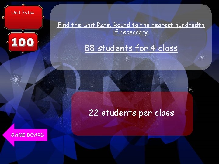 Unit Rates Category 1 Find the Unit Rate. Round to the nearest hundredth if